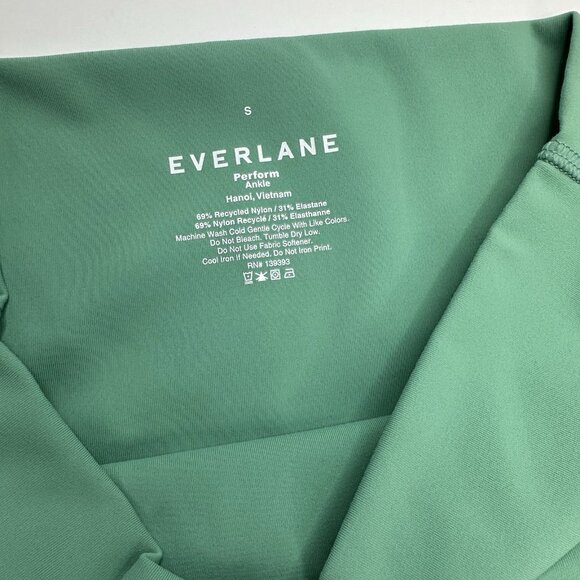 Everlane‎ Women’s Green Athletic Perform Ankle Seamless Leggings Small/W24/L25 - Picture 5 of 10